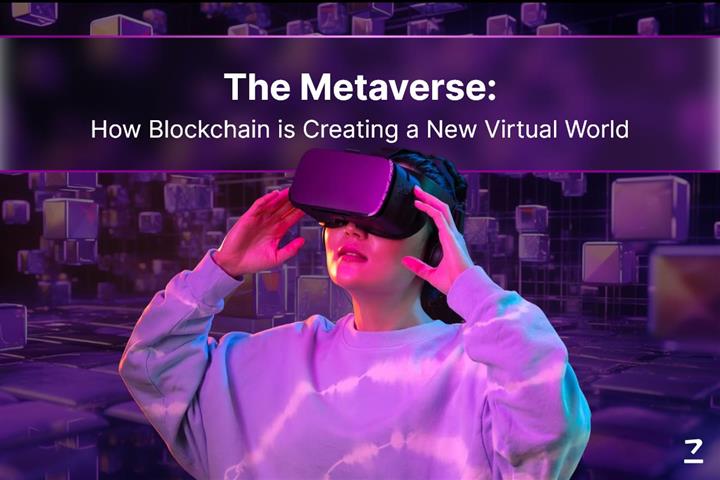 Metaverse in blockchain techno image 1