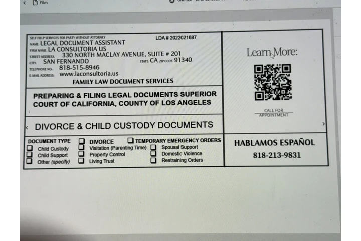 Divorcio y Custodia image 1