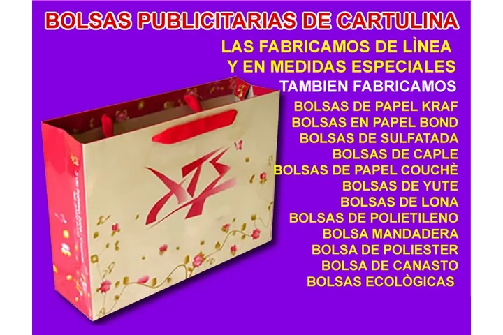 $1 : BOLSAS PROMOCIONALES IMPRESAS image 2