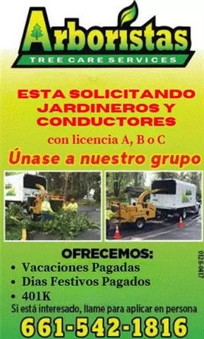 JARDINEROS Y  CONDUCTORES image 1