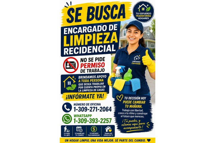 TRABAJO LIMPIEZA RECIDENCIAL image 1