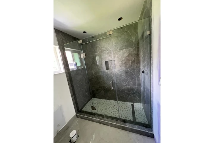 Glass shower doors image 9