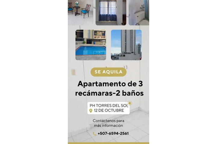 $795 : Alquiler Edificio Torres Del S image 1