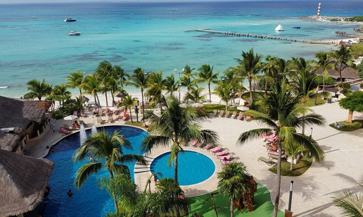 Vista panorámica de Cancún, México