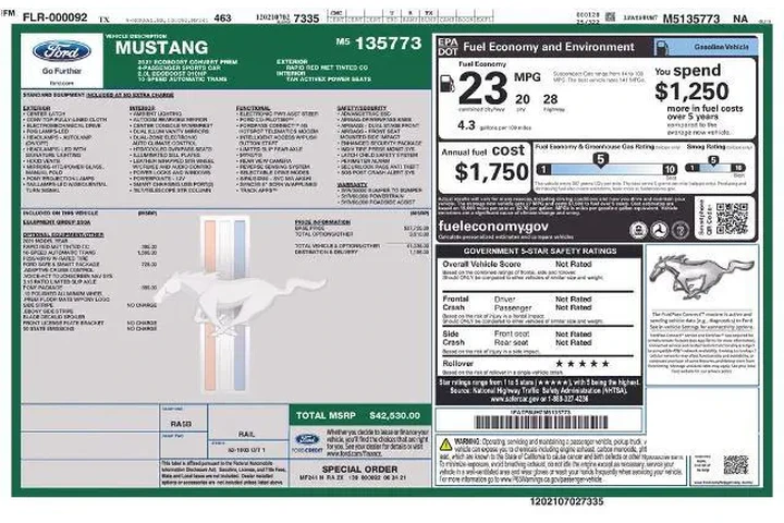 $21869 : Ford Mustang 2021 EcoBoost P image 6