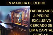 Mueble bar en madera en Lima