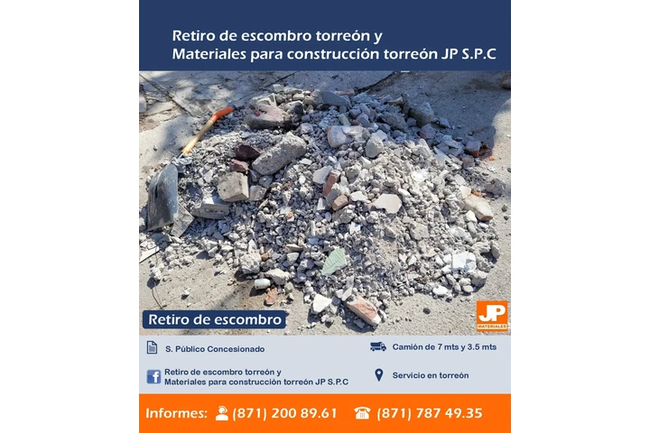 retiro de escombro en torreón image 1