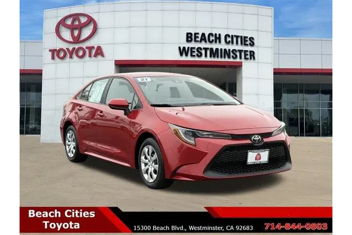 $15452 : Toyota Corolla 2021 LE 4dr S image 2
