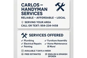 Handyman Carlos(954) 234-1458 en Fort Lauderdale