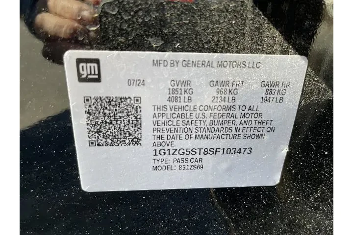 $21988 : Chevrolet Malibu 2025 RS 4dr image 5