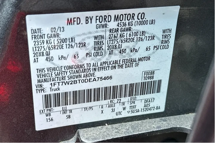 $33777 : Ford F-250 Super Duty 2013 4 image 8