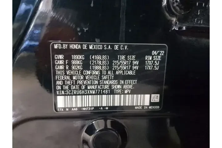 $20500 : Honda HR-V 2022 AWD LX 4dr C image 9