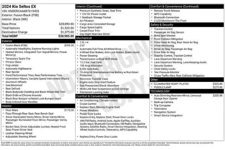 $25991 : Kia Seltos 2024 AWD EX 4dr S image 6