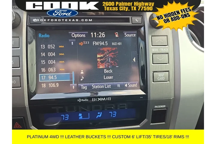 $21983 : Toyota Tundra 2015 4x4 Plati image 6