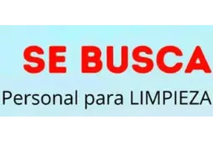 PERSONAL DE LIMPIEZA URGENTE image 1