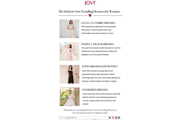 $100 : New Dresses for Women - JOVI image 1