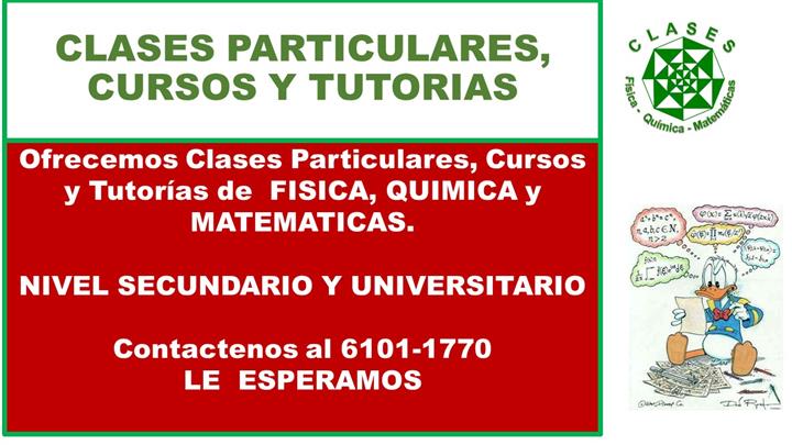 TUTORIAS DE FISICA-MATEMATICAS image 1