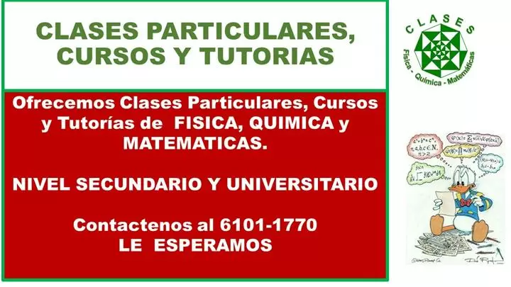 TUTORIAS DE FISICA-MATEMATICAS image 1