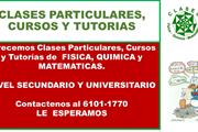 TUTORIAS DE FISICA-MATEMATICAS en Ciudad Panama