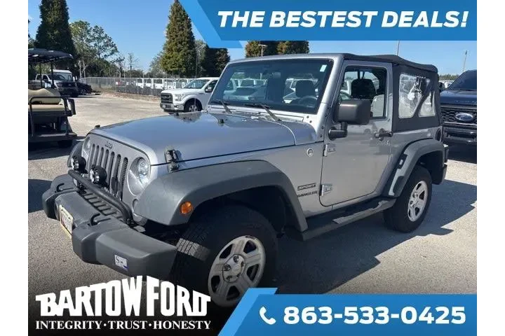 $15522 : Jeep Wrangler 2015 4x4 Sport image 1