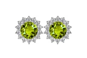 Natural Peridot Earrings en Los Angeles