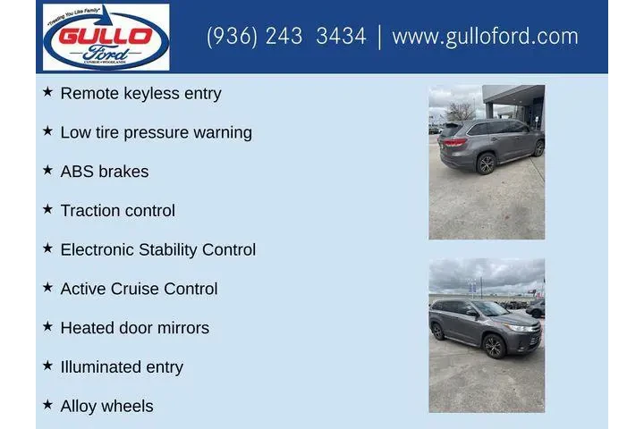 $17991 : Toyota Highlander 2018 LE 4d image 5