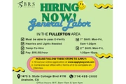 General Labor in Fullerton en Orange County