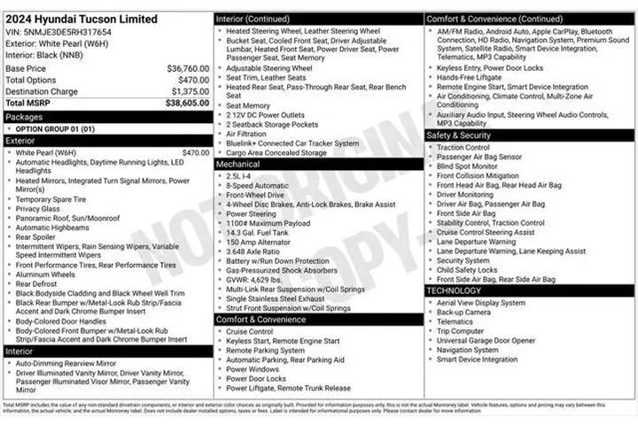 $26000 : Hyundai TUCSON 2024 Limited image 6