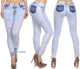 SEXIS JEANS SILVER DIVA COLOMB image 1