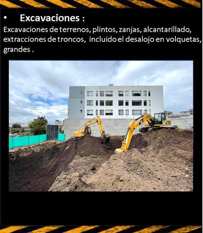 Excavaciones, Derrocamientos image 1