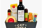 Get Well Soon Wine Gift Basket en Dallas