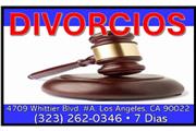 █►CON O SIN ABOGADO►DIVORCIOS en Los Angeles