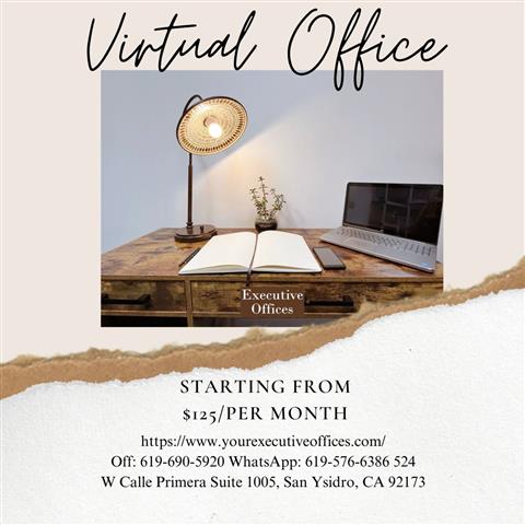$125 : New Virtual Office in CA, USA image 1