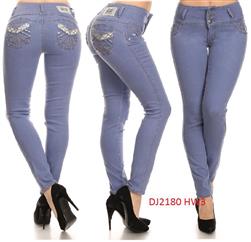 $17 : SILVER DIVA JEANS COLOMBIANOS image 1