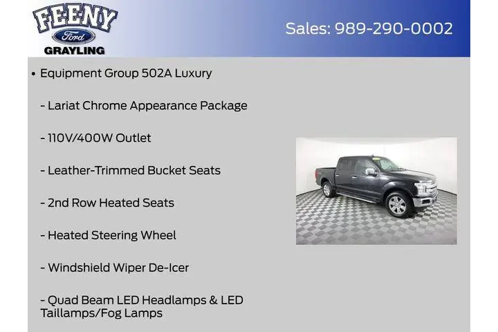 $23975 : Ford F-150 2019 4x4 Lariat 4 image 8