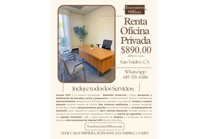 $890 : OFICINA PRIVADA CON BODEGA COM image 1