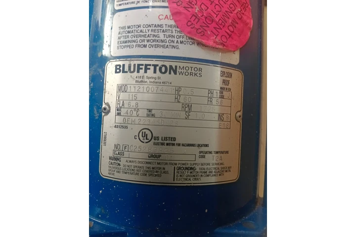 $4000 : Motoreductor Bluffton  1/2hp 1 image 9