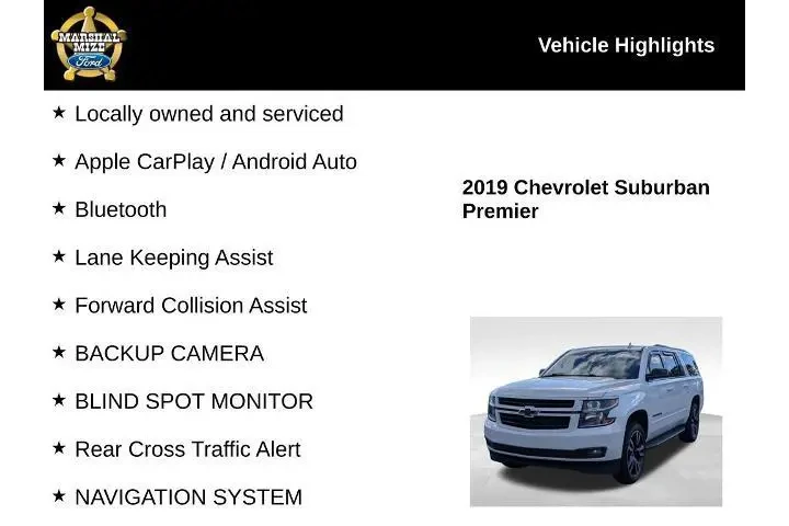 $35000 : Chevrolet Suburban 2019 4x4 image 2