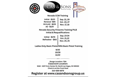 Train. Carry. Be Prepared. en Las Vegas