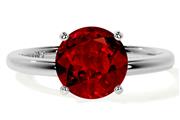 Natural Ruby Ring White gold en New York