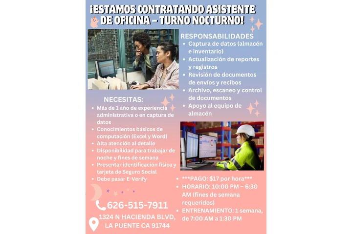 Asistente de Oficina image 1