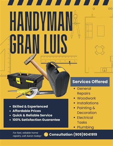 (909)904-1919 Luis Handyman image 1