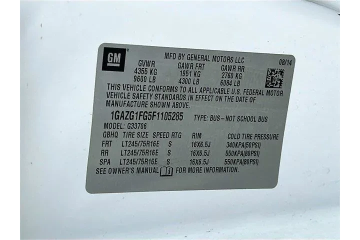 $22975 : Chevrolet Express 2015 LT 35 image 7