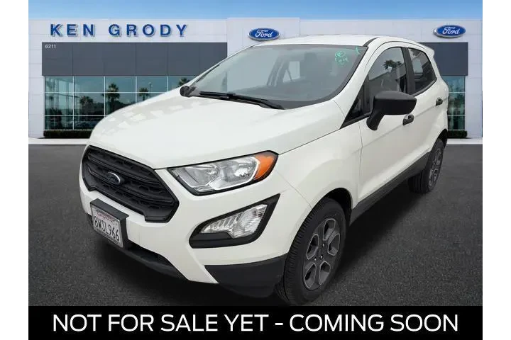 $15540 : Ford EcoSport 2021 AWD S 4dr image 1