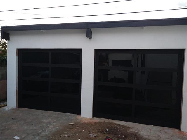 Glass garage door image 2