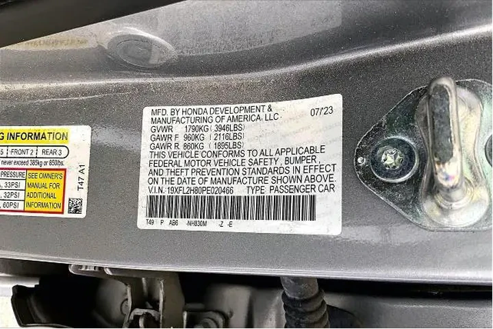 $21231 : Honda Civic 2023 Sport 4dr H image 8