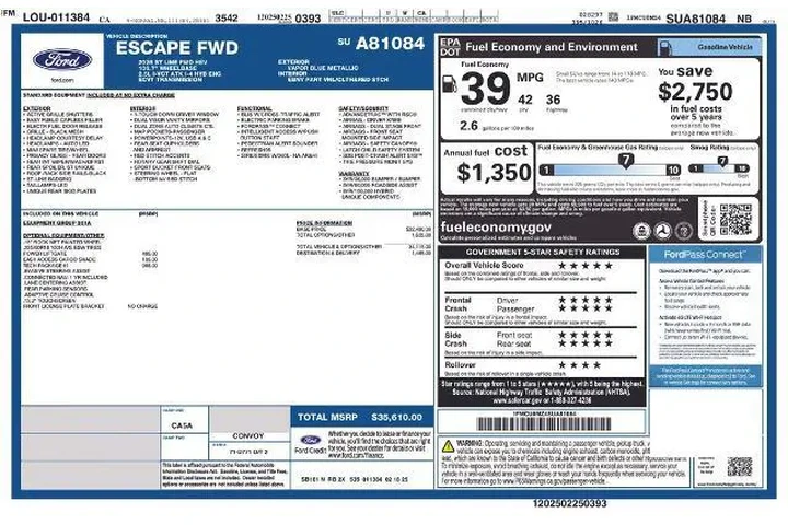 $27308 : Ford Escape Hybrid 2025 ST-L image 3