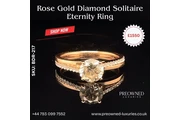 Buy Rose Gold Solitaire Ring en London