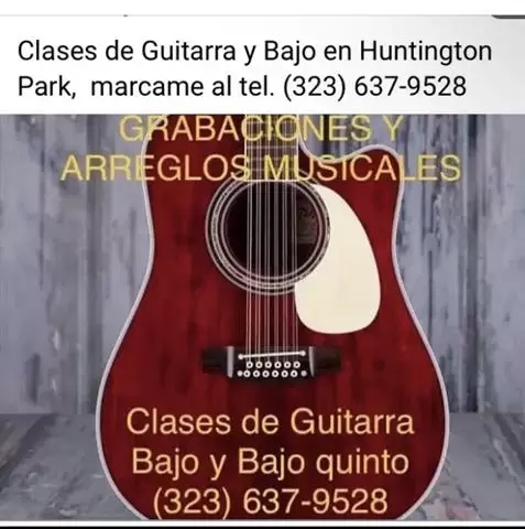 Clases de Guitarra y bajo image 1