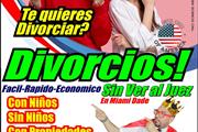 DIVORCIOS SIN VER AL JUEZ en Hialeah